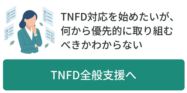 TNFD対応を始めたいが、何から優先的に取り組むべきかわからない