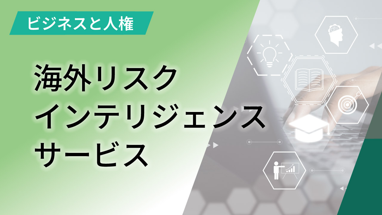 海外リスクインテリジェンスサービス