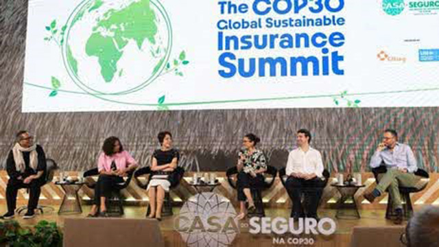 浦嶋は「COP30グローバル・サステナブル保険サミット」のプログラムに登壇