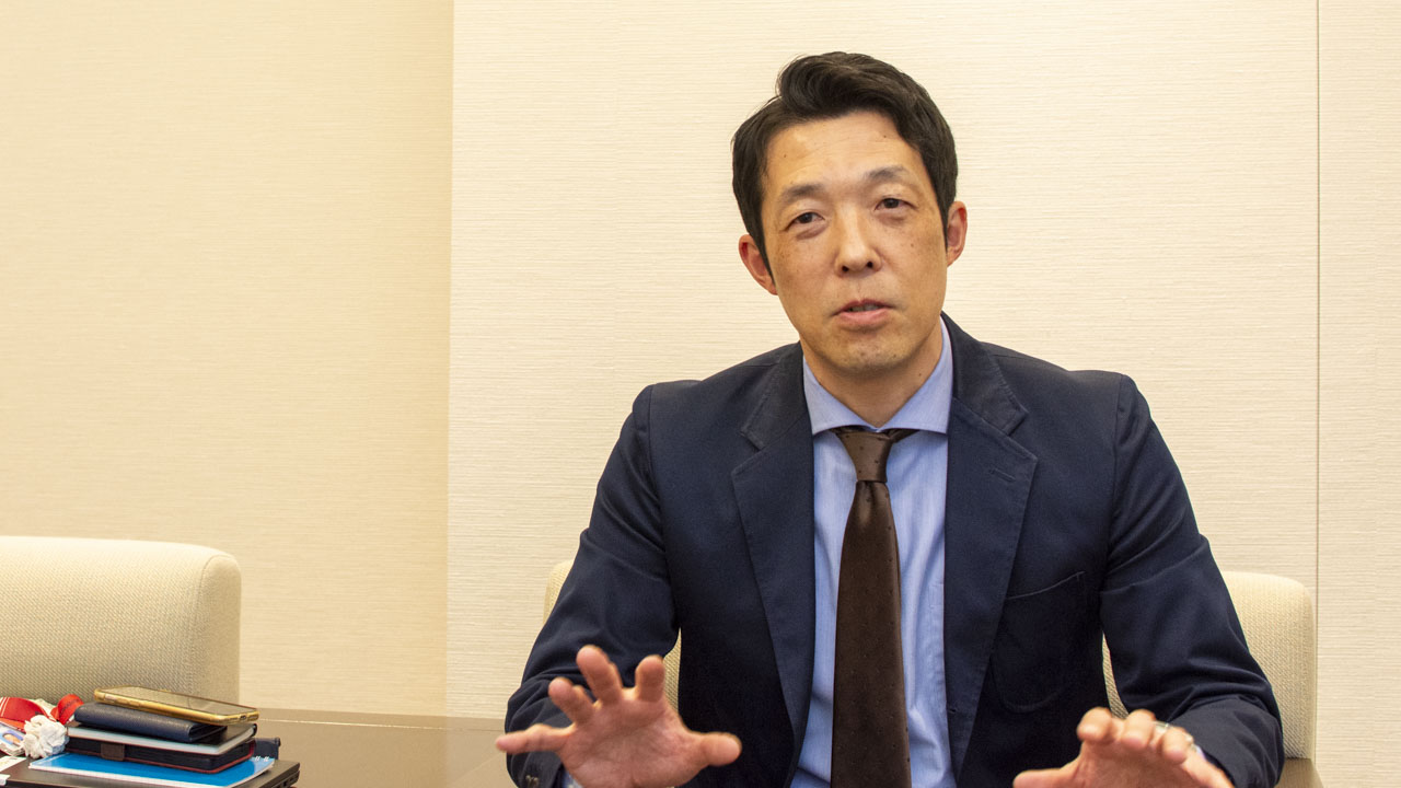 「今後はもっとサステナブルファイナンスのニーズが高まってくると考えている」と話す乗松次長