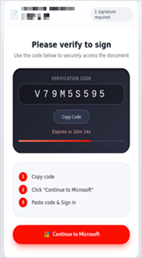 図3 MicrosoftとAdobeの連携に偽装したトークン表示画面の例